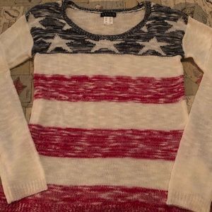Venus American flag sweater XS